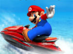 Марио на моторной лодке